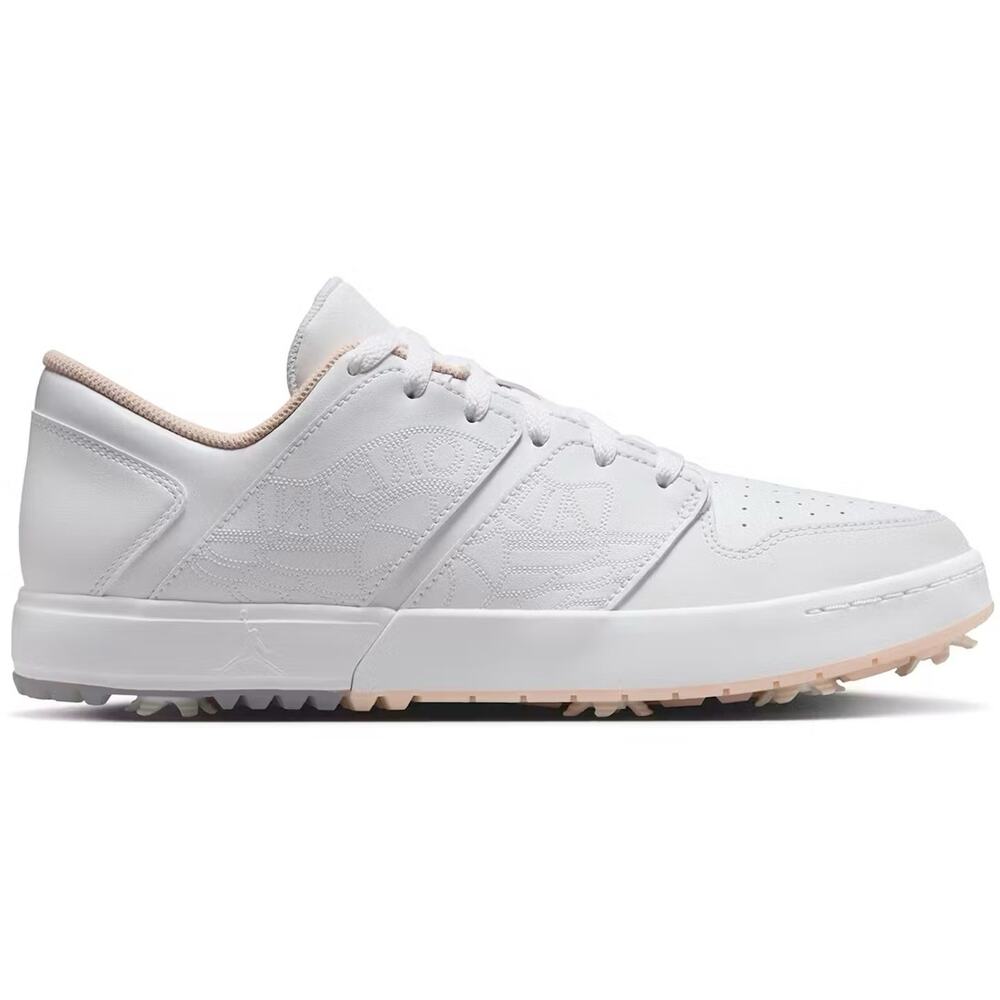 Jordan Nu Retro 1 Low Golf Wht/Washed Coral Mens Size 11.5